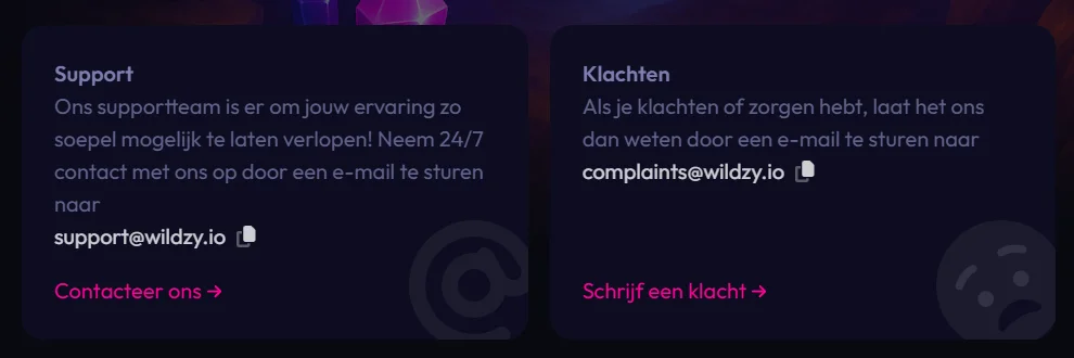 Slots Eater Casino Support en Klachten Slots Eater Casino support en klachtenafdeling met contactmogelijkheden